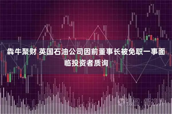 犇牛聚财 英国石油公司因前董事长被免职一事面临投资者质询