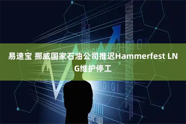 易速宝 挪威国家石油公司推迟Hammerfest LNG维护停工